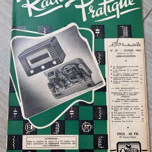 3 revues Radio Pratique de 1954 (TSF) – Image 2