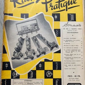 9 revues Radio Pratique de 1954 (TSF) – Image 4
