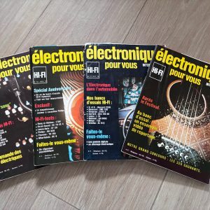 4 revues "Electronique pour vous" de 1973 – Image 1