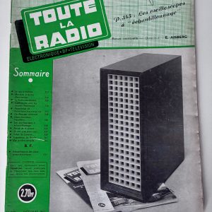 Revue "Toute la radio" n° 259 - Octobre 1961 – Image 1