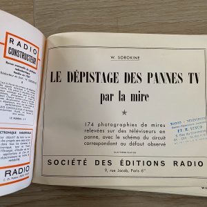 Le dépistage des pannes TV par la mire (W. Sorokine) - 1968 – Image 3
